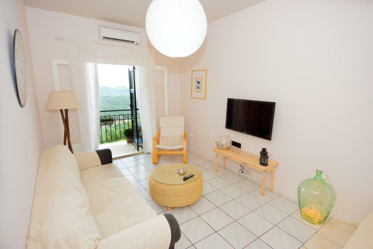 Aurora Apartment Corfu Pelekas Eksteriør bilde